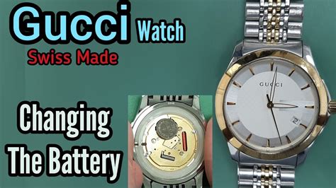 battery replacement for gucci watch.